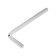 Key IMBUS SIBRTEK 12333, HEX, 45X, hardened, nickel, 6 mm