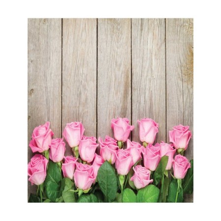 A set of napkins for setting the table "Roses on wooden boards", rectangular, size 32x46 cm, 4 pcs-2