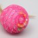 Passing Ball "Festive" with feathers, 4.5 cm, mix of flowers
