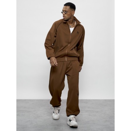 Sports suit men's, size 48, brown color-17