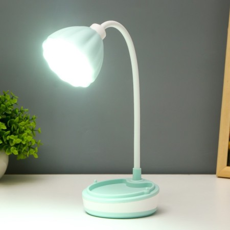 Linei table lamp LED 2W USB AKB Zelny 10.5x10.5x37 cm Risalux-1