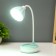 Linei table lamp LED 2W USB AKB Zelny 10.5x10.5x37 cm Risalux