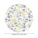 The tablecloth “Field flowers”, round, oxford, elastic band, size 140x140 cm, diameter 105-120 cm