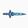 A set of weapons "Ice", sword, shuriken, kunai