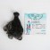 Hair - Tress for the dolls "Curls" Hair length: 15 cm, width: 100 cm, No.lsa063