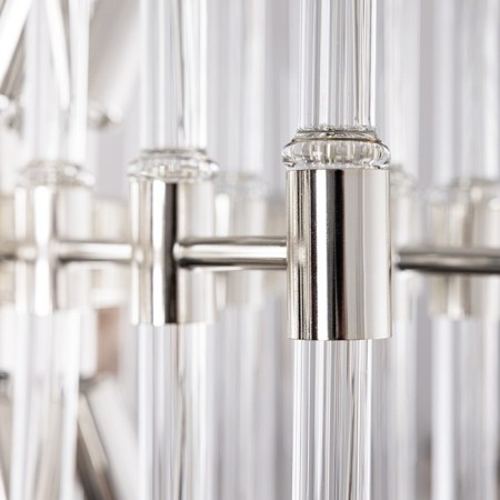 Chandelier on the rod Matilda A1064PL-10CC, E14, 10x40 W, 60x60x68 cm, Chrome-6