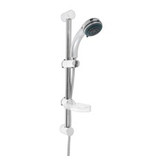 Shower Set Zein Zn0103, hose 150 cm, a stand with a soap dish, a watering can 3 modes, satin