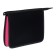 Plastic folder A4, 340 x 245 x 40 mm, lightning from above, plastic, calligrata top, black/fuchsia