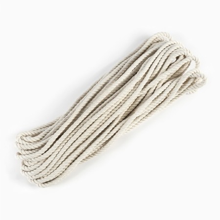 Cotton rope 8 mm (20 m) white, motor-4