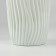 Paradise flower vase of white glass 30 × 13 × 13 cm