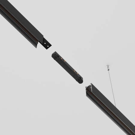 The line of power connector for the Technical Tra034PC-42B track system, 13.8x1.6x1.8 cm, black color is-3