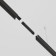 The line of power connector for the Technical Tra034PC-42B track system, 13.8x1.6x1.8 cm, black color is