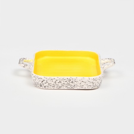 Ceramic "Persia" baking form, yellow, 1 variety, Iran-1