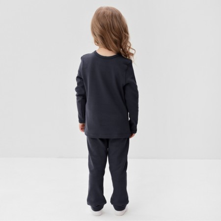 Pajama nursery minaku, graphite color, height 104-110 cm-4