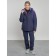 Ski costume female winter, size 42, dark blue color