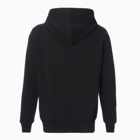 Male sweatshirt is laid, the color is black, size 50-8