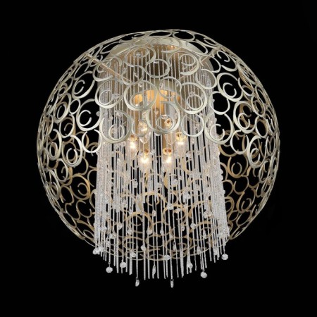 Ceiling Ceiling ST LUCE. SL1101.202.06. Dolcima. 6x40 watts, E14, 58x58x30 cm, Shampan-3