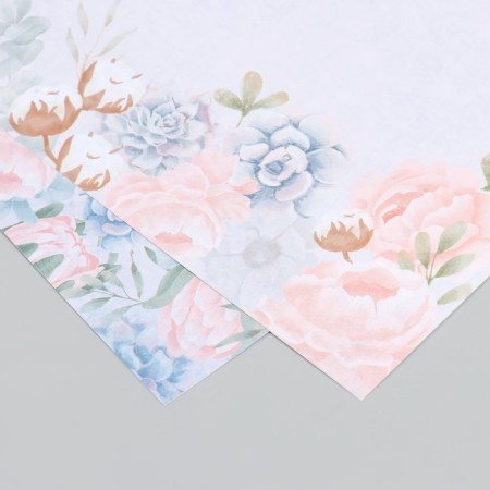 Scrapbooking paper "My Little World" 30x30 cm, 190 g/sq.m No. 2-3