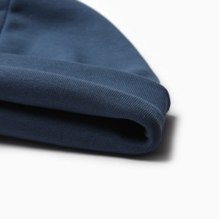 Kit for children (hat, snood) for a boy, jeans color, size 50-52-1