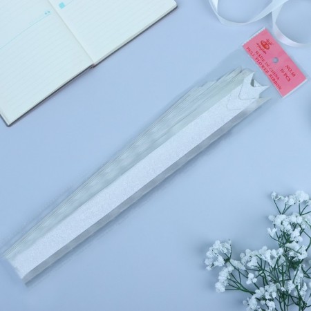 Baltic Babochka No. 5 "The textured strip", white-2