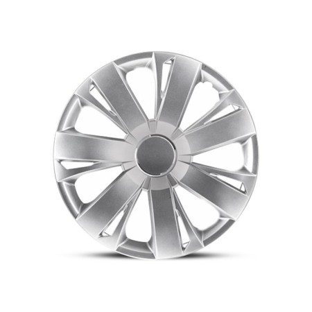 Wheel caps Autoprofi R14, PP plastic, adjusting rim, metallic, 350 mm, 4 pcs-1