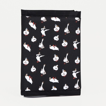 Velcro purse "chosen", black color-1
