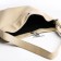 Shoper bag on fasting, beige color