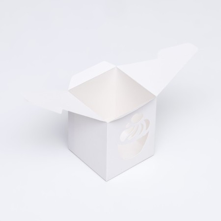 Box under the cake, white, 9 x 9 x 11 cm-3