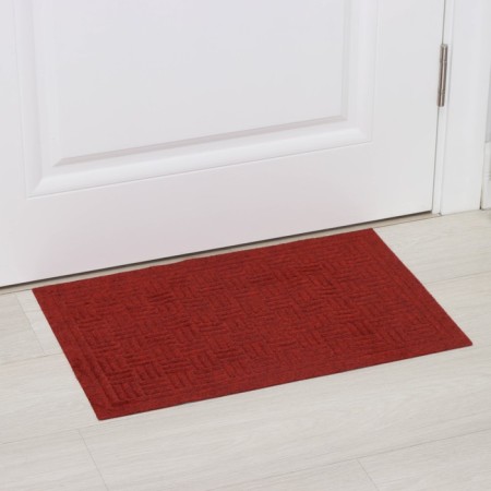 Rug giving moisture -drinking share, without edging, 38 × 58 cm, red color red-3