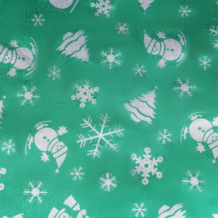 Flogi foil film "Snowman", 70 × 50 cm, green-2