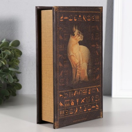 Safe wood book Nefertiti 21*13*5 cm-4