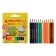 Pencils of 12 flowers "Kalyak-Malyak", hexagonal, short