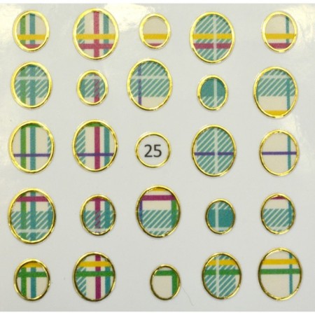 Nail sticker "Liquid Stone", 25