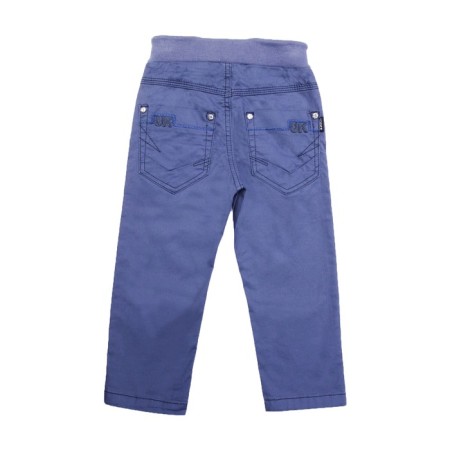 Pants for boys, height 104 cm, blue color-1