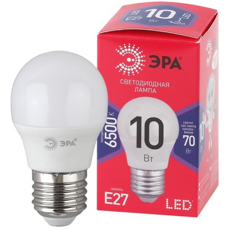 LED LED era Red Line "Shar", 10 W, E27, 800 lm, 6500k, glow cold white