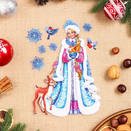 Set of stickers design "Snow Maiden" 33.8x24.4cm-1