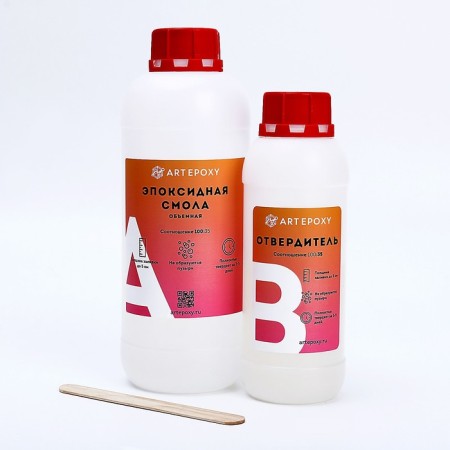 Epoxy resin for artpoxy volumetric, 1 kg-1