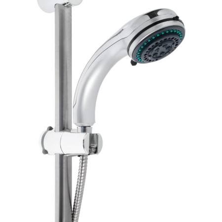 Shower Set Zein Zn0103, hose 150 cm, a stand with a soap dish, a watering can 3 modes, satin-1