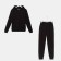 Sports suit men's (hoodies, trousers) minku, black color, size 50
