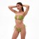 Separate Minaku swimsuit with ties is green color, size 48