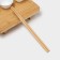 Serving porcelain set on the bamboo stand Bellatenero, 5 objects: 5 saucepals, sticks, stand