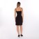 Women's dress, black color, size 44