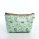 Lightning cosmetic bag, brown color