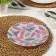 Dessert plate TiRana Pink, D = 19.5 cm