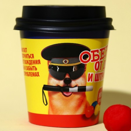 Chewing gum "amulet" in a glass, 28 g.-2