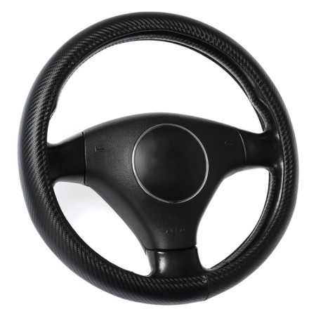Braid to the steering wheel Torso, under carbon, size 38 cm, black
