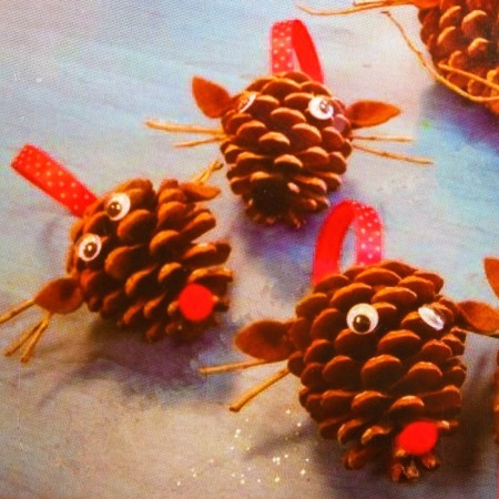 Set for creating a suspended Christmas tree toy from the convex cones