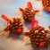 Set for creating a suspended Christmas tree toy from the convex cones