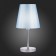 Evoluce bedside lamp. Sle105614-01. Permone. 1x40 W, E14, 22x22x46 cm, chromium color