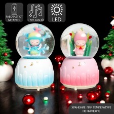 Souvenir Polystone Water Ball Light, Music 